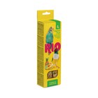 Палочки RIO для волнистых попугайчиков и экзотов с тропическими фруктами, 2 х 40 г - фото 9187867
