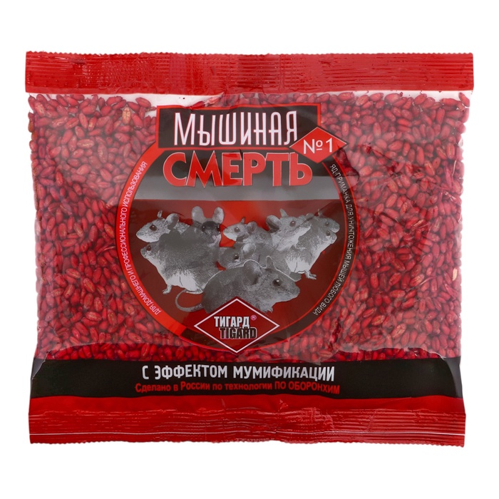 Гранулы от грызунов "Мышиная смерть № 1", пакет, 200 г - Фото 1