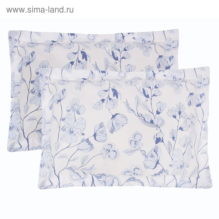 Комплект наволочек "Этель Premium" Дрипинг 50х70+5 см - 2 шт., сатин - Фото 1