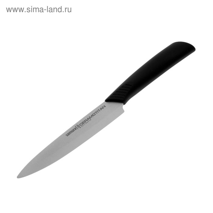 Нож кухонный "Samura CERAMOTITAN" универсальный, лезвие 125 мм, матовый - Фото 1