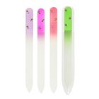 Пилка стеклянная для ногтей "Градиент", 14см, 6шт, цвет МИКС - Фото 2