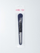 Пилка-триммер металлическая для ногтей, 15 см, с защитным колпачком, в чехле, чёрная - Фото 6