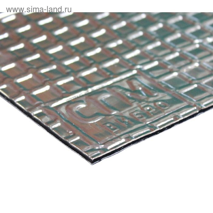 Вибродемпфирующий материал Алюмаст CГМ Base (М3Ф1) (60 мкм) 3 мм, лист 0,5 х 0,7 м - Фото 1