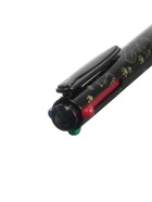 Набор ручек 2 штуки, шариковые, автоматические, 4-х цветные, корпус белый/черный, с рисунком - Фото 2