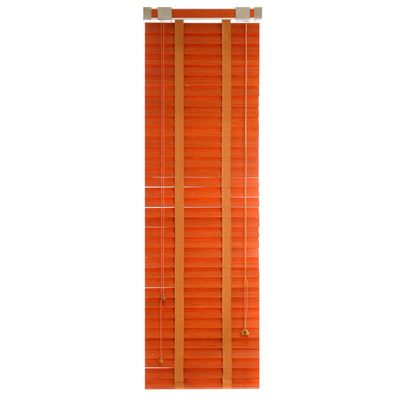 Жалюзи деревянные, размер 50х160 см, цвет черешня