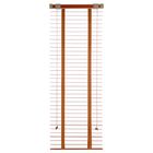 Жалюзи деревянные, размер 60х160 см, цвет черешня - Фото 2