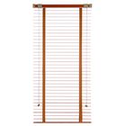 Жалюзи деревянные, размер 60х160 см, цвет черешня - Фото 2