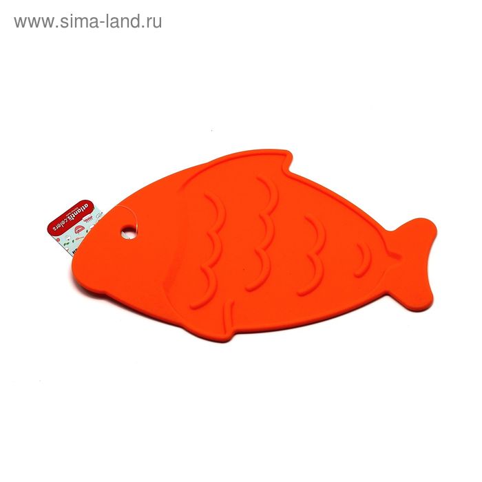 Подставка под горячее Atlantis «Рыба», цвет оранжевый
