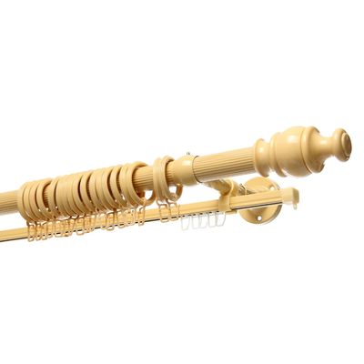 Карниз круглый «Настоящий карниз», ширина 160 см, d=2.8 см, цвет светлый дуб