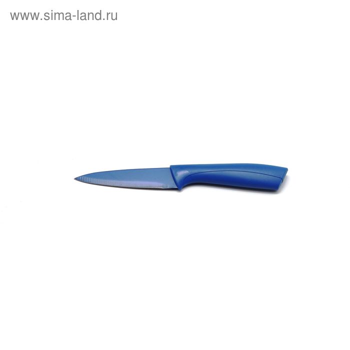 Нож для овощей Atlantis, цвет синий, 9 см - Фото 1