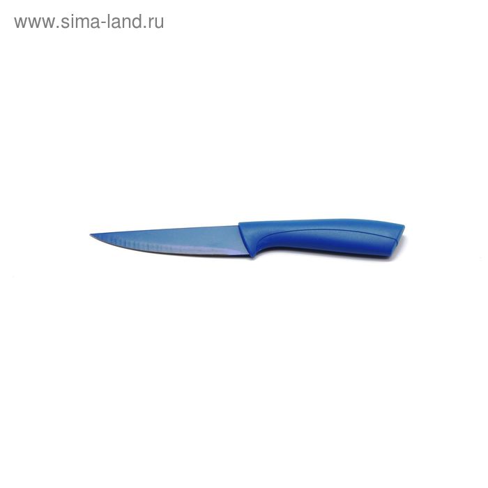 Нож для овощей Atlantis, цвет синий, 10 см - Фото 1