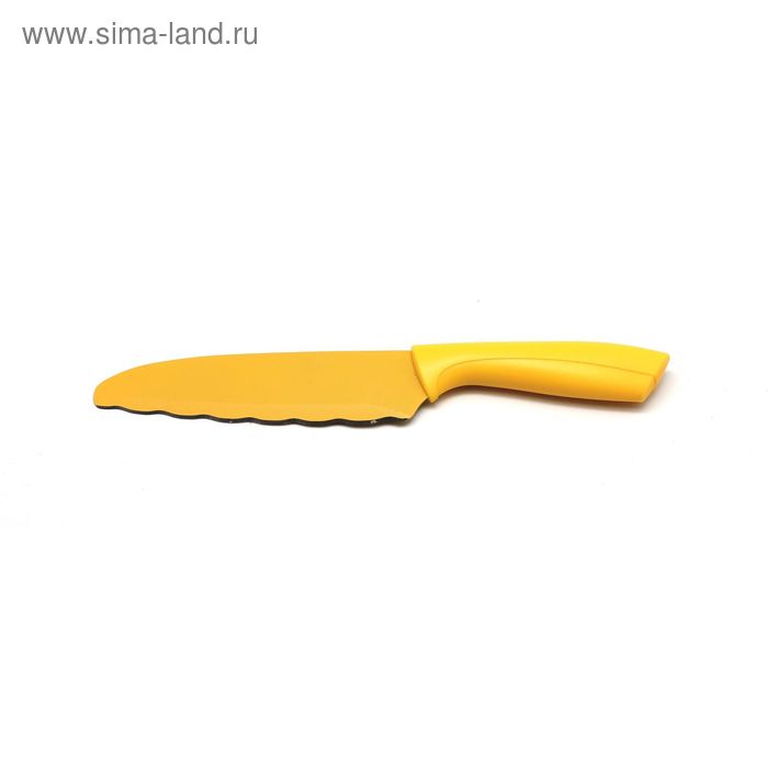 Нож универсальный Atlantis, цвет жёлтый, 16 см - Фото 1