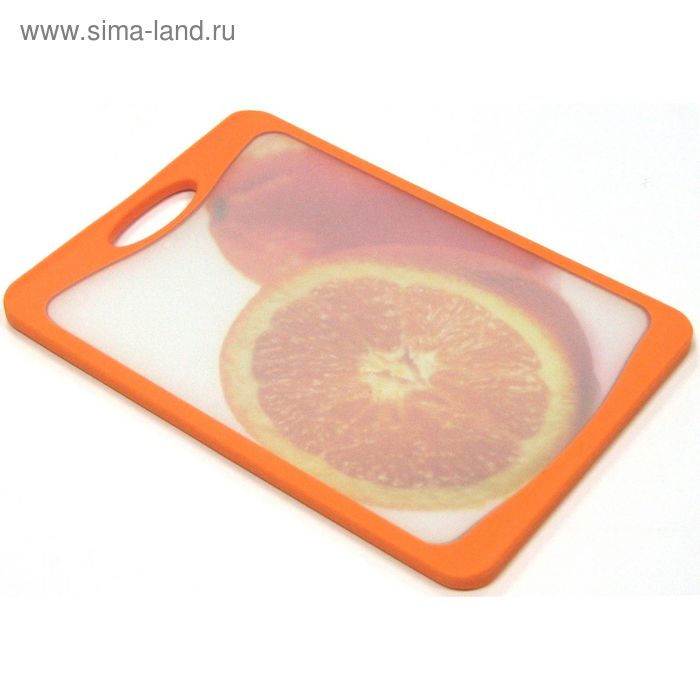 Кухонная доска Atlantis Flutto «Апельсин», цвет оранжевый, 37 x 25 см - Фото 1