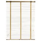 Жалюзи деревянные, размер 120х160 см, цвет зебрано белое - Фото 2