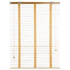 Жалюзи деревянные, размер 120х160 см, цвет зебрано жёлтое - Фото 2