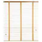Жалюзи деревянные, размер 140х160 см, цвет зебрано жёлтое  (артикул 2044879)  большой выбор товаров оптом и в розницу по низким ценам с доставкой