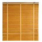 Жалюзи деревянные, размер 160х160 см, цвет зебрано жёлтое - Фото 1