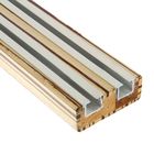 Профиль «Президент», прямоугольный, деревянный, зебрано белое, длина 360 см  (артикул 1989683)  большой выбор товаров оптом и в розницу по низким ценам с доставкой