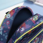 Рюкзак детский на молнии, 1 отдел, наружный карман, цвет синий/жёлтый - Фото 3