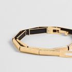 Ремень женский, ширина 1.5 см, резинка, палочки, цвет золотой/чёрный - Фото 3