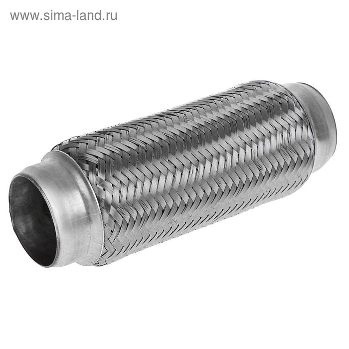 Гофра глушителя, 51×200 мм, алюминизированная сталь - Фото 1