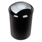 Мусорное ведро Spirella Sydney Acrylic, 5 л, цвет чёрный - фото 306860157