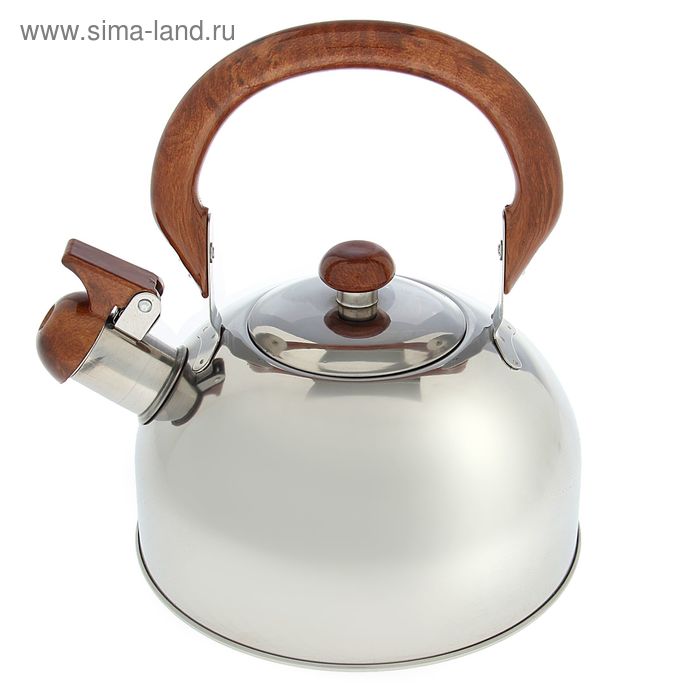 Чайник со свистком 2 л "Палисандр", фиксированная ручка - Фото 1