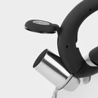 Чайник Доляна «Волна», 2.8 л, со свистком, с индикатором нагрева, фиксированная ручка, нержавеющая сталь - Фото 5