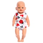 Одежда для куклы 38-42 см «Майка и трусики» - Фото 6