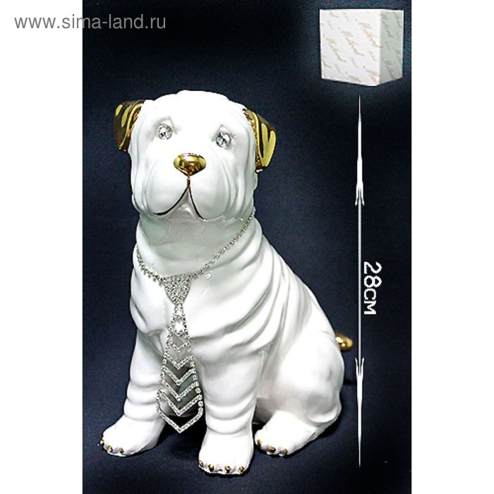 Статуэтка Lenardi «Собака с галстуком» - Фото 1