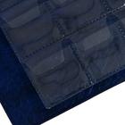 Альбом для монет 125 х 185 мм Calligrata, на 240 монет, ячейка 26 х 29 мм, 10 листов, обложка искусственная кожа, синий - Фото 8