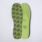 Стельки для обуви, антибактериальные, влаговпитывающие, универсальные, 36-46 р-р, пара, цвет зелёный - фото 319691688