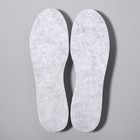 Стельки для обуви, утеплённые, фольгированные, универсальные, 36-45 р-р, пара, цвет серый - Фото 2