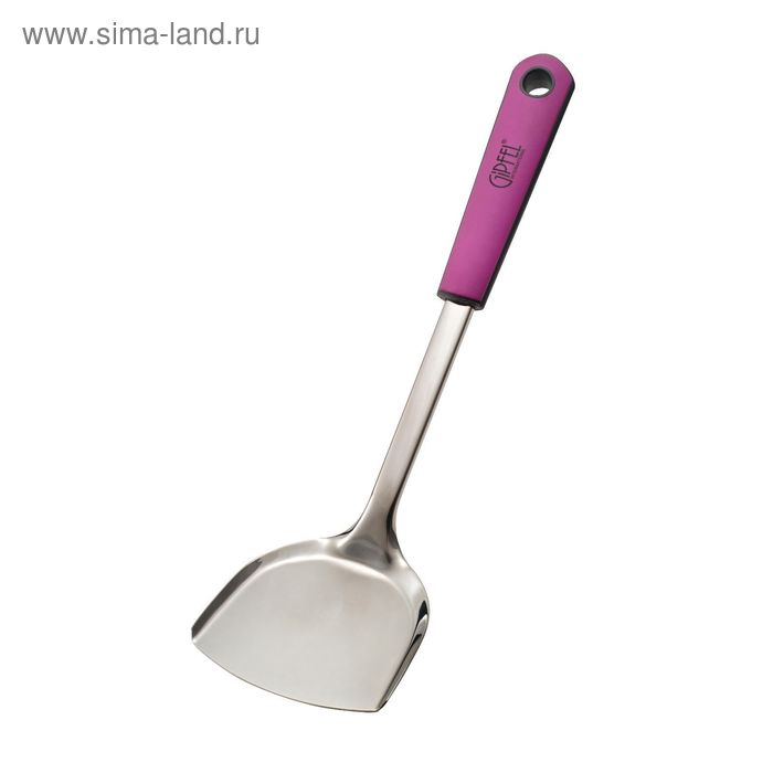 Лопатка OMEGA, 33,5х9,3 см, фиолетовая ручка - Фото 1
