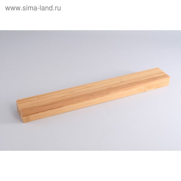Настенная магнитная планка для хранения ножей Gipfel, 42x6x3 см, бамбук - Фото 1