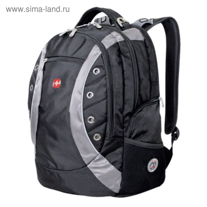 Рюкзак WENGER универсальный, чёрно-серый, 47 x 21 x 36 см, 35 л - Фото 1