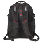 Рюкзак WENGER универсальный, чёрный, красные вставки, 46 x 22 x 34 см, 34 л - Фото 2