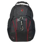 Рюкзак WENGER универсальный, чёрный, красные вставки, 47 x 18 x 34см, 29 л - Фото 1