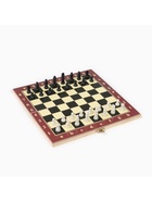 Настольная игра 3 в 1, набор: шахматы, шашки, нарды, 25×25 см - Фото 3