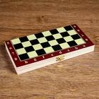 Настольная игра 3 в 1 "Карнал": нарды, шахматы, шашки, доска 20.5 х 20.5 см - фото 3785097