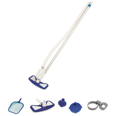Набор для чистки бассейна, сачок, щётка-пылесос, ручка 279 см, шланг 7,5 м, 58234 Bestway