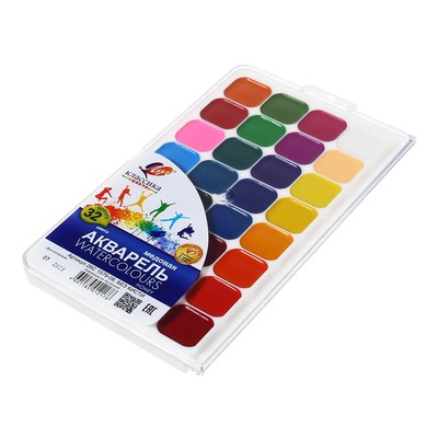 Акварель «Луч. Классика», 32 цвета, без кисти