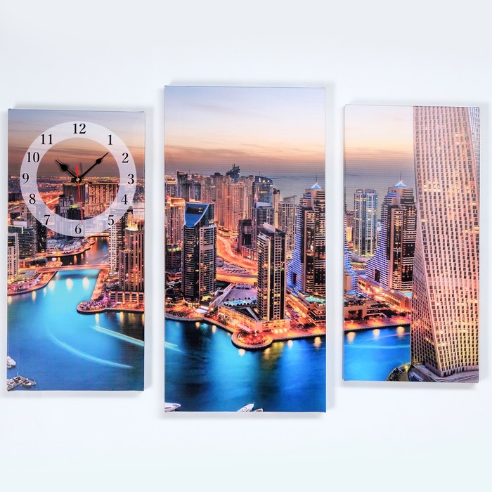 Часы настенные модульные «Дубай», 60 × 80 см - Фото 1