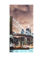 Часы-картина настенные, модульные «Светящийся мост», бесшумные, 60×80 см, триптих - фото 44069388