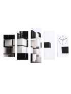 Часы-картина настенные, модульные «Абстракция», бесшумные, 80×140 см - Фото 1