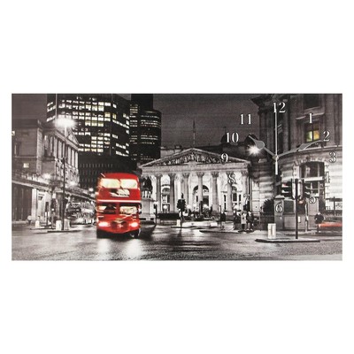 Часы-картина настенные, серия: Город, "Лондон", 40 х 76 см