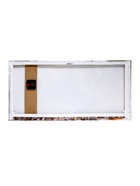 Часы-картина настенные, на холсте, интерьерные, бесшумные «Белый лебедь», 40×76 см - Фото 4