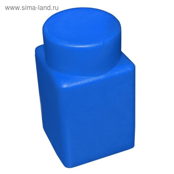 Элемент GigaBloks 5" 1 х 1 синий - Фото 1