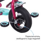 Велосипед трёхколёсный Micio Сity Advance 2017, надувные колёса 10"/8", цвет бирюзовый - Фото 3