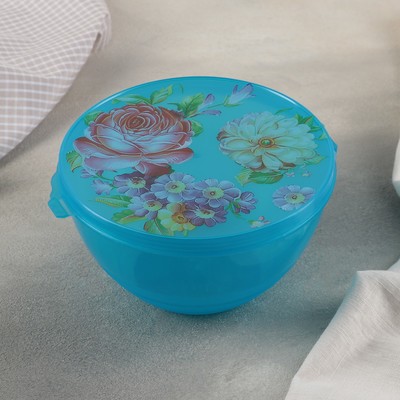 Контейнер пластиковый пищевой «Сочный фрукт», 1,6 л, цвет МИКС